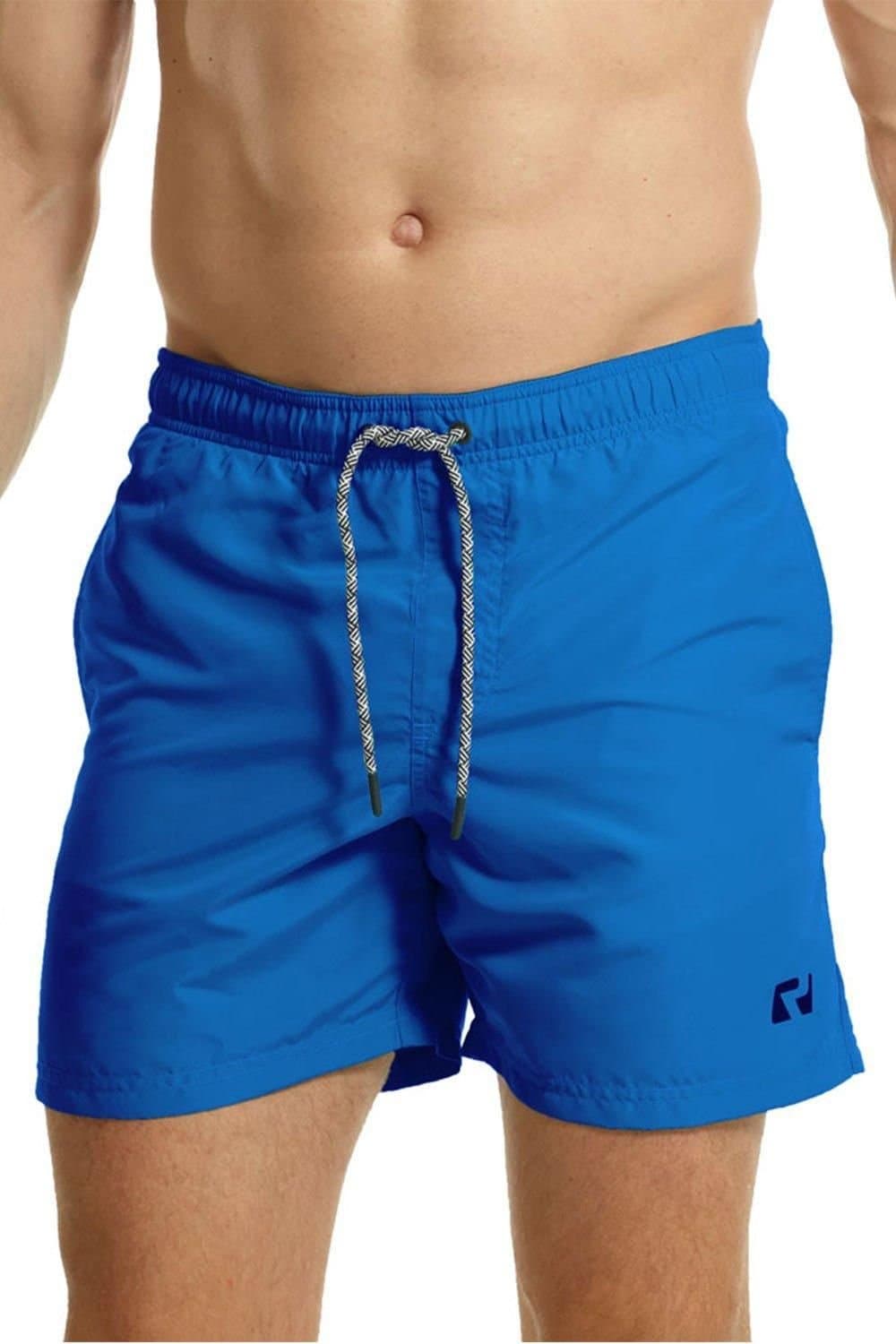 RIPT Essentials RIPT Essentials Men's Plain Swim Shorts in Blue