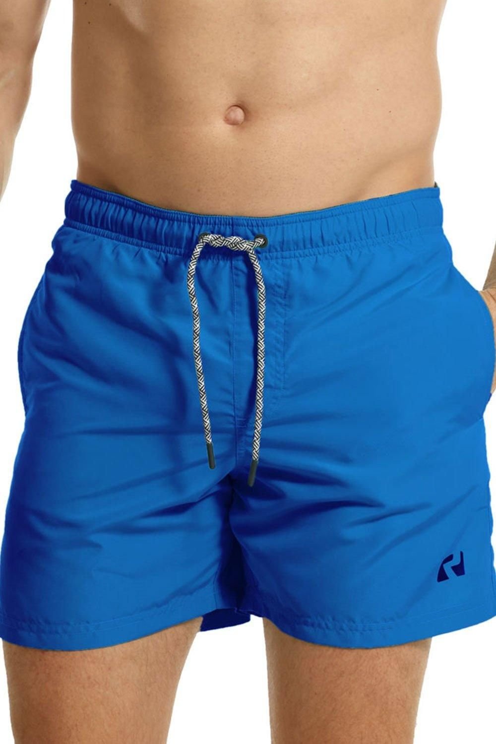 RIPT Essentials RIPT Essentials Men's Plain Swim Shorts in Blue - 2