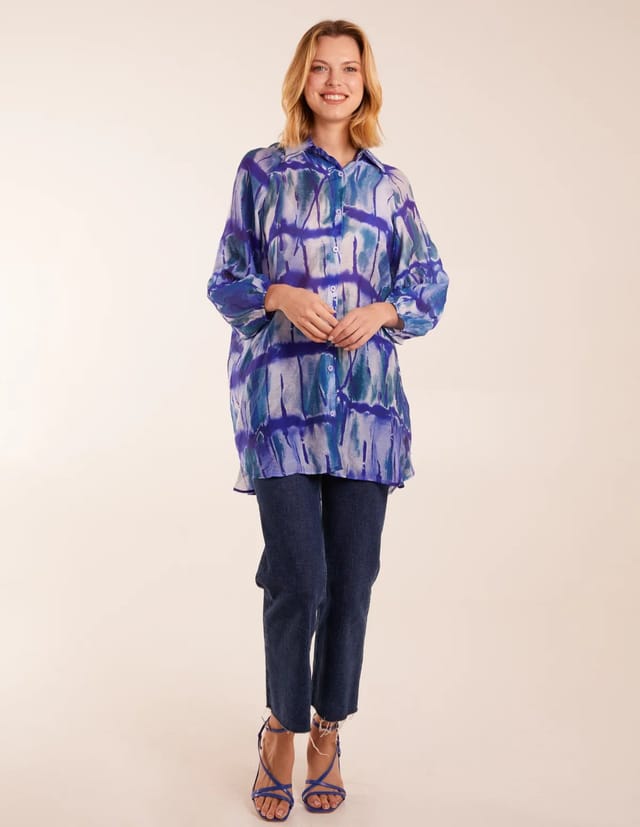 Blue Vanilla Tie Dye Shirt - 3