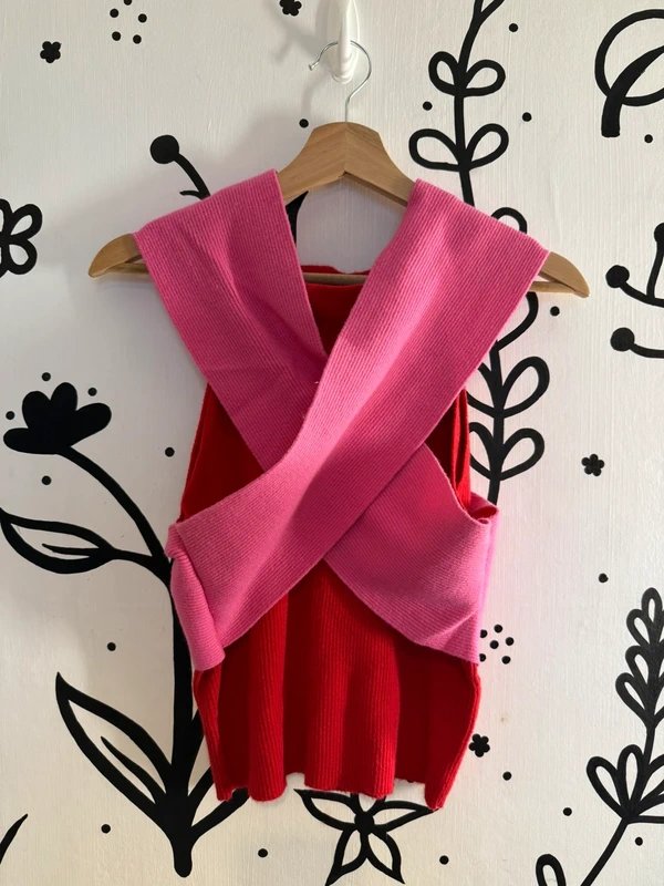 Never Fully Dressed Never Fully Dressed Rib Knit Top - 1