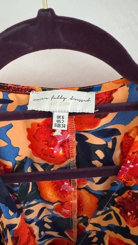 Never Fully Dressed Never Fully Dressed Wrap Dress