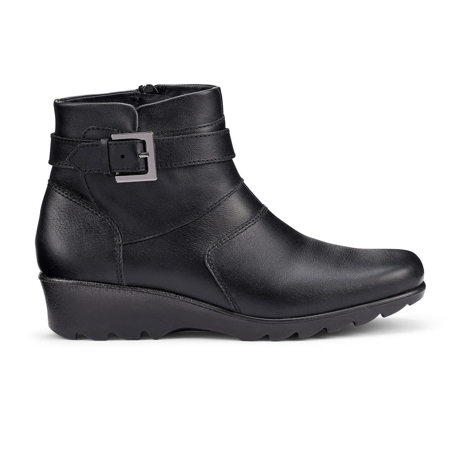 Hotter Hotter Women's Wide Fit 'Foxton' Boots in Black