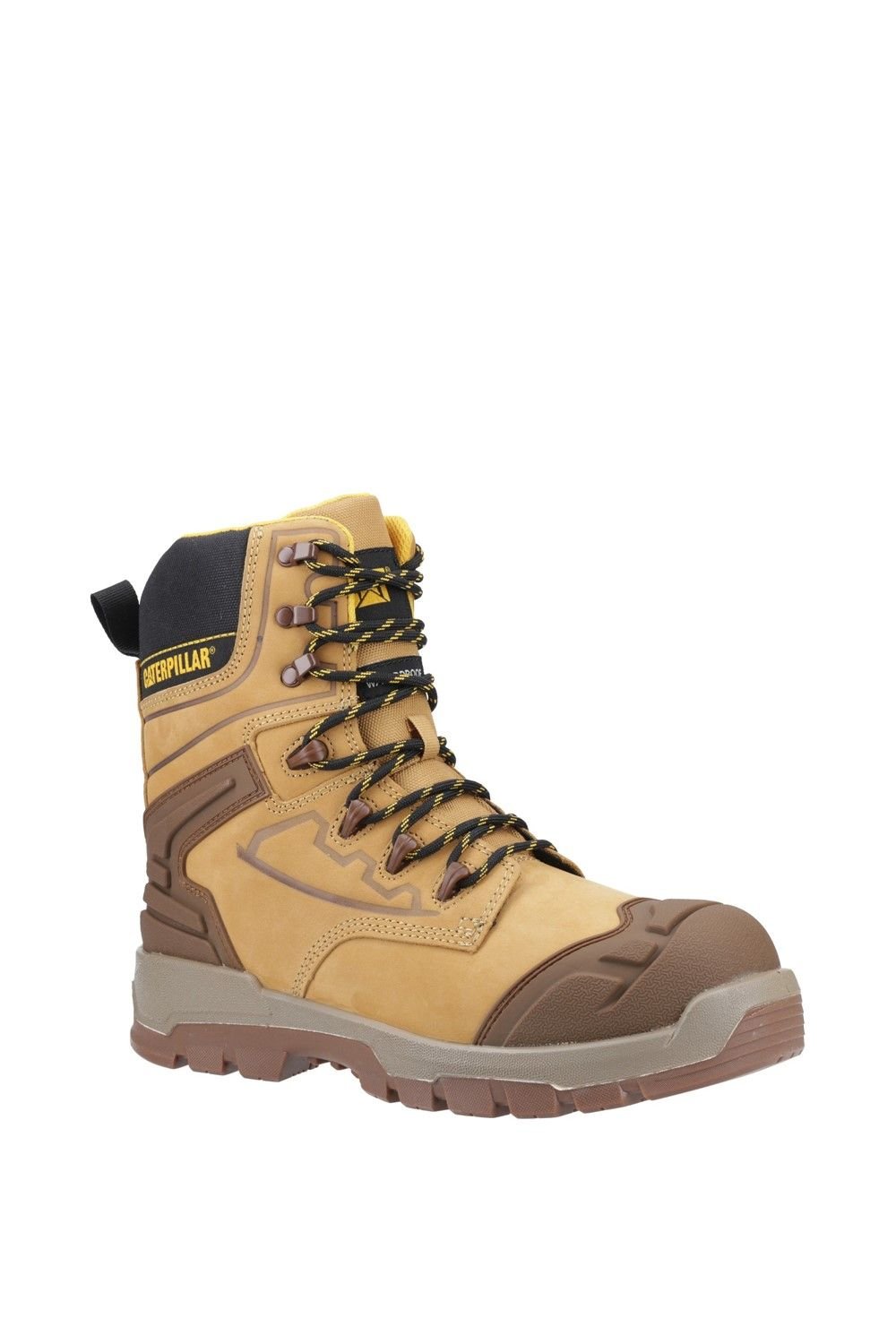 Caterpillar Caterpillar Men's STRIVER XL 8" Safety Boot in Natural - 2
