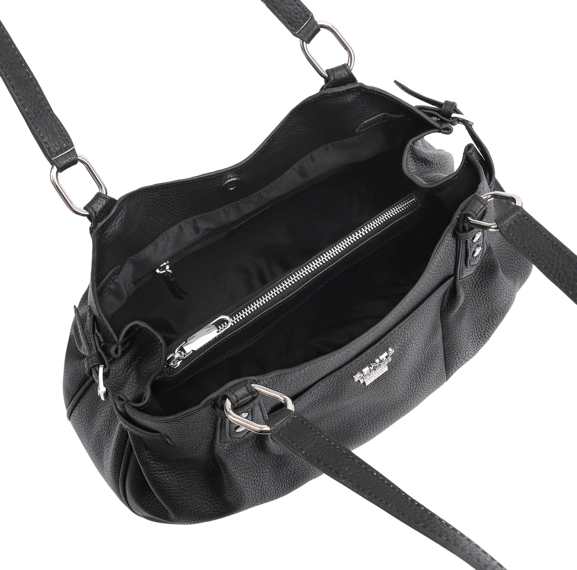 Dents Dents Women's Eloris Leather Shoulder Bag in Black - 4