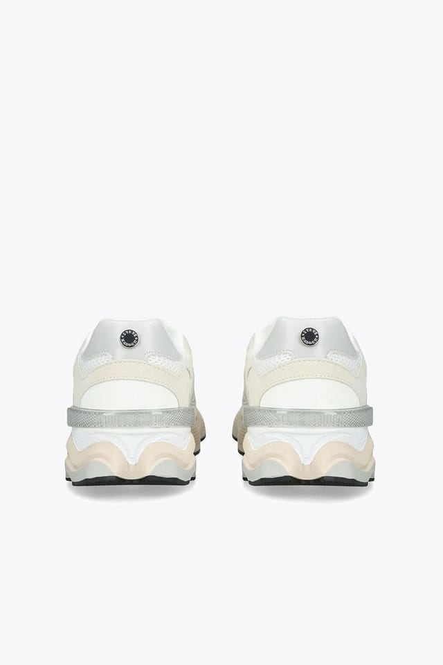 Steve Madden STEVE MADDEN Women's 'Speeder White' Fabric Trainers in White - 3