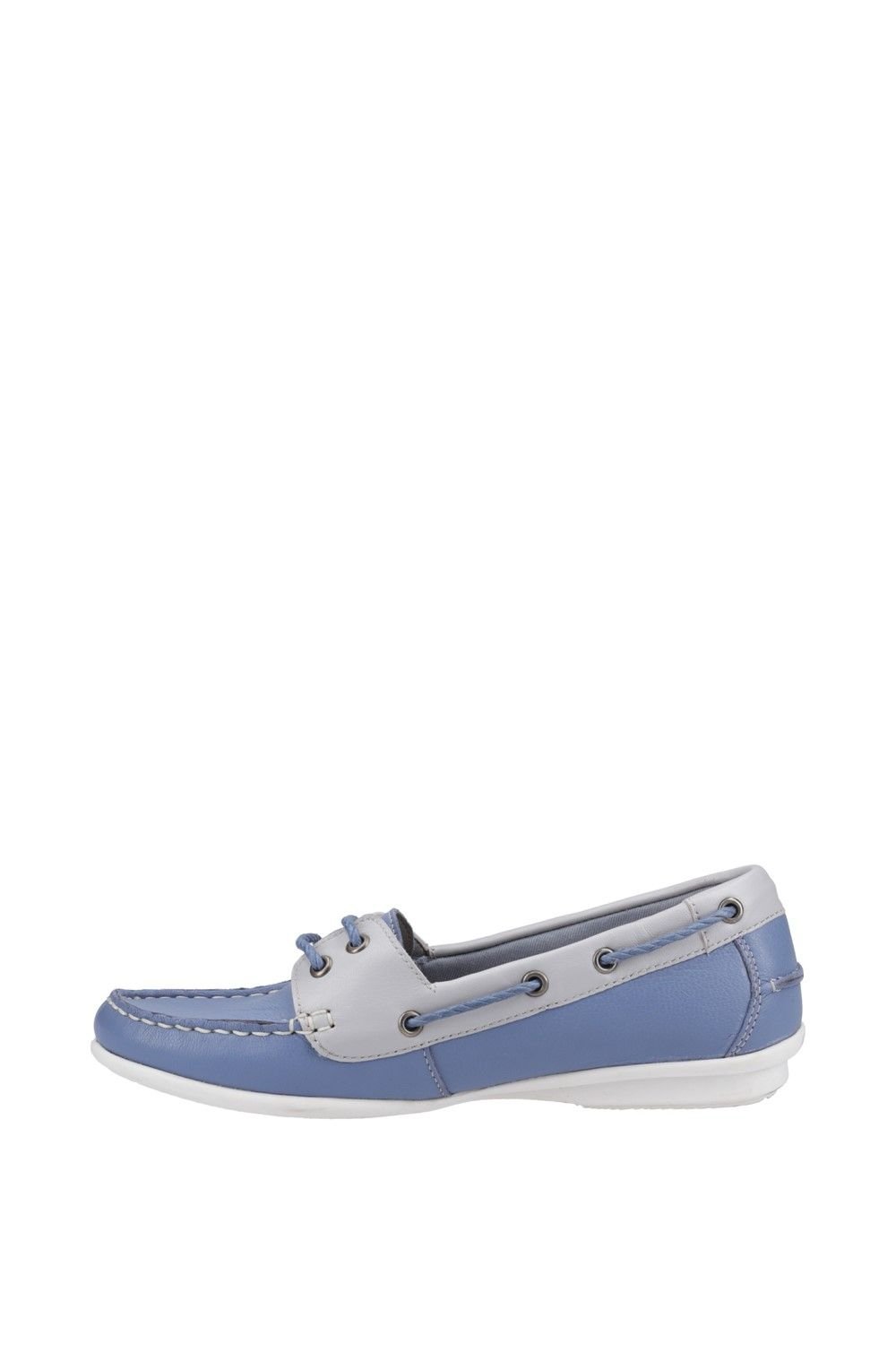 Hush Puppies Hush Puppies Women's Irene Boat Shoe in Blue - 4