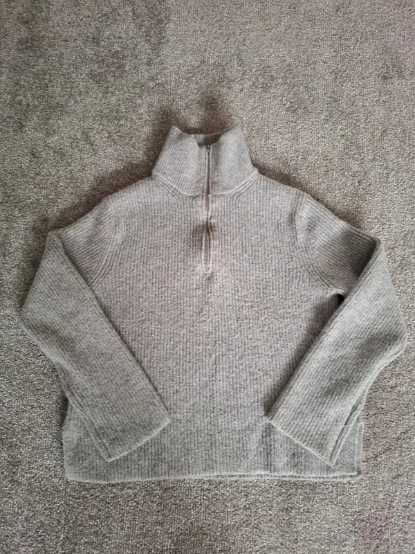 New Look Grey Ribbed Jumper