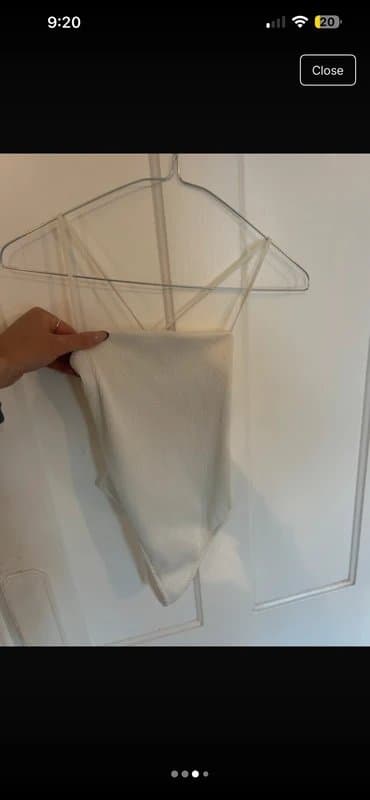 Bershka Open back body suit