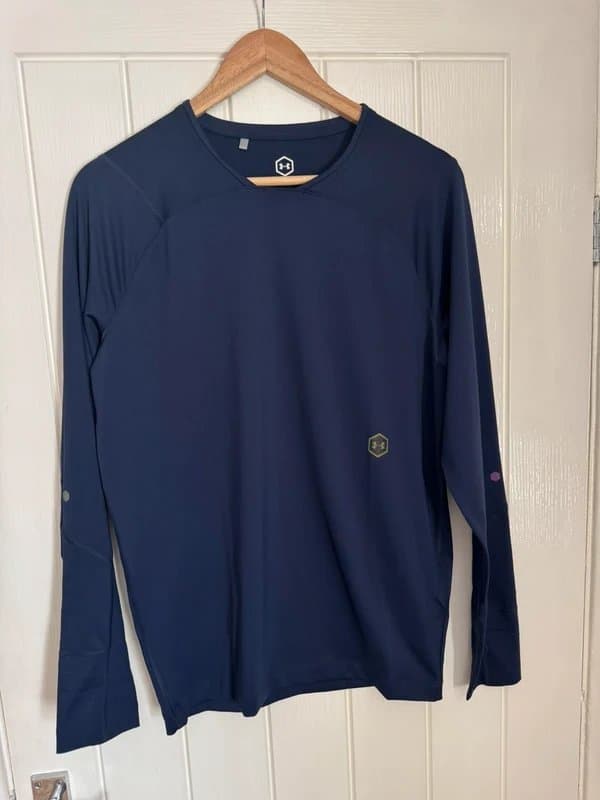 Under Armour Under Armour RUSH HeatGear Compression Long Sleeve Top - Navy - XL