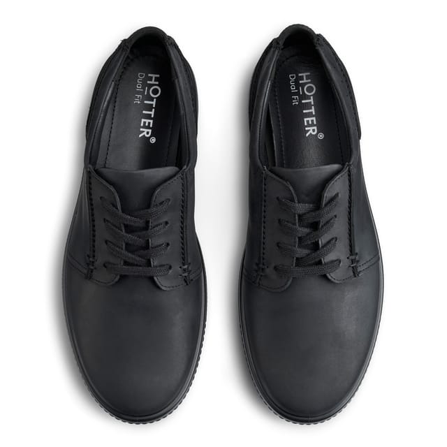 Hotter Hotter Men's 'Jasper' Dual Fit Casual Shoes in Black - 3