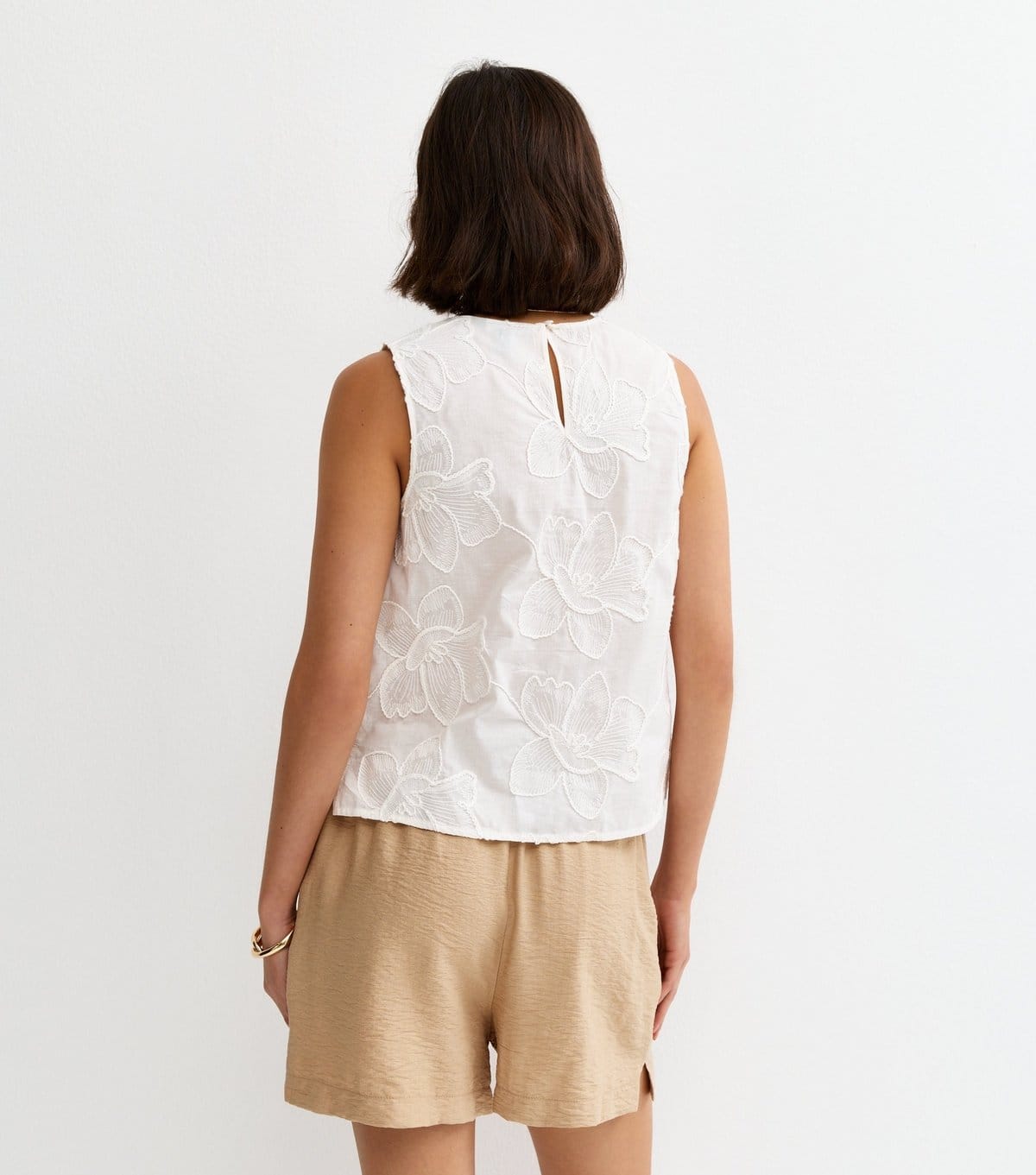 New Look Women's Stone Crinkle Texture Drawstring Shorts New Look - 4