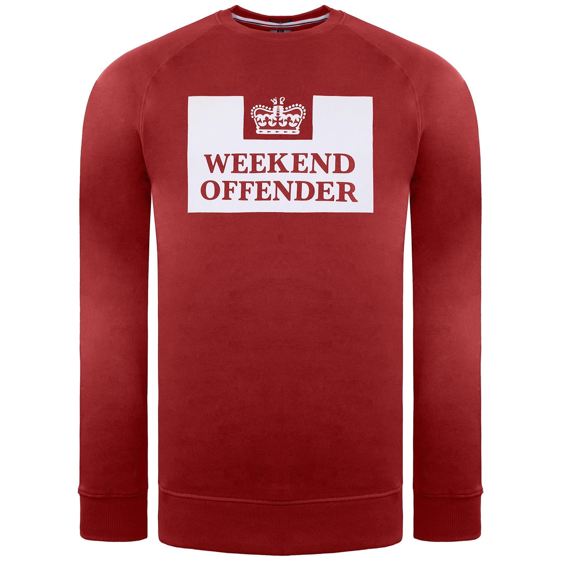 Weekend Offender Weekend Offender Men's Skylar Dark Red Sweater