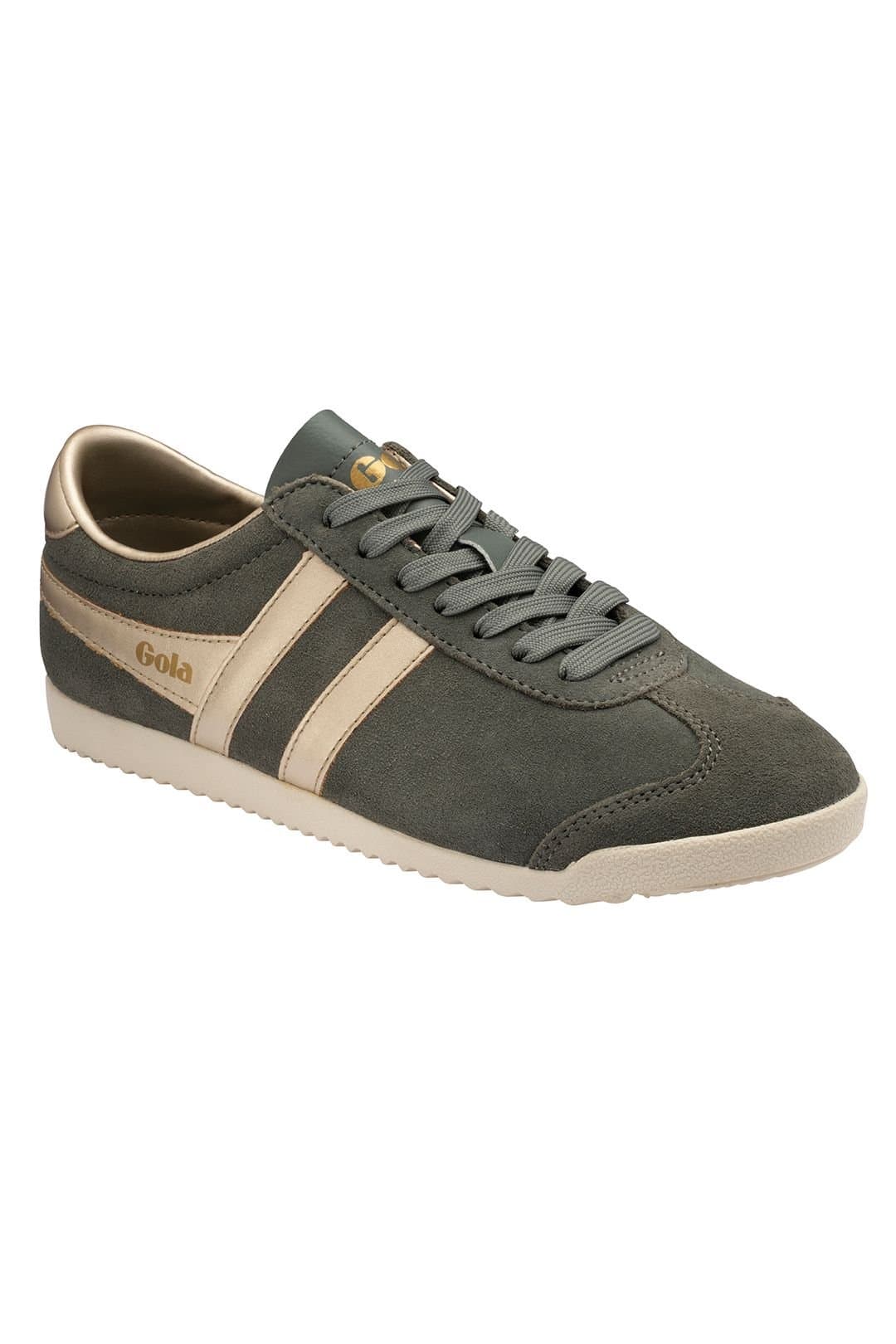 Gola Classics Gola Classics Women's 'Bullet Pearl' Lace-Up Trainers in Dark Green