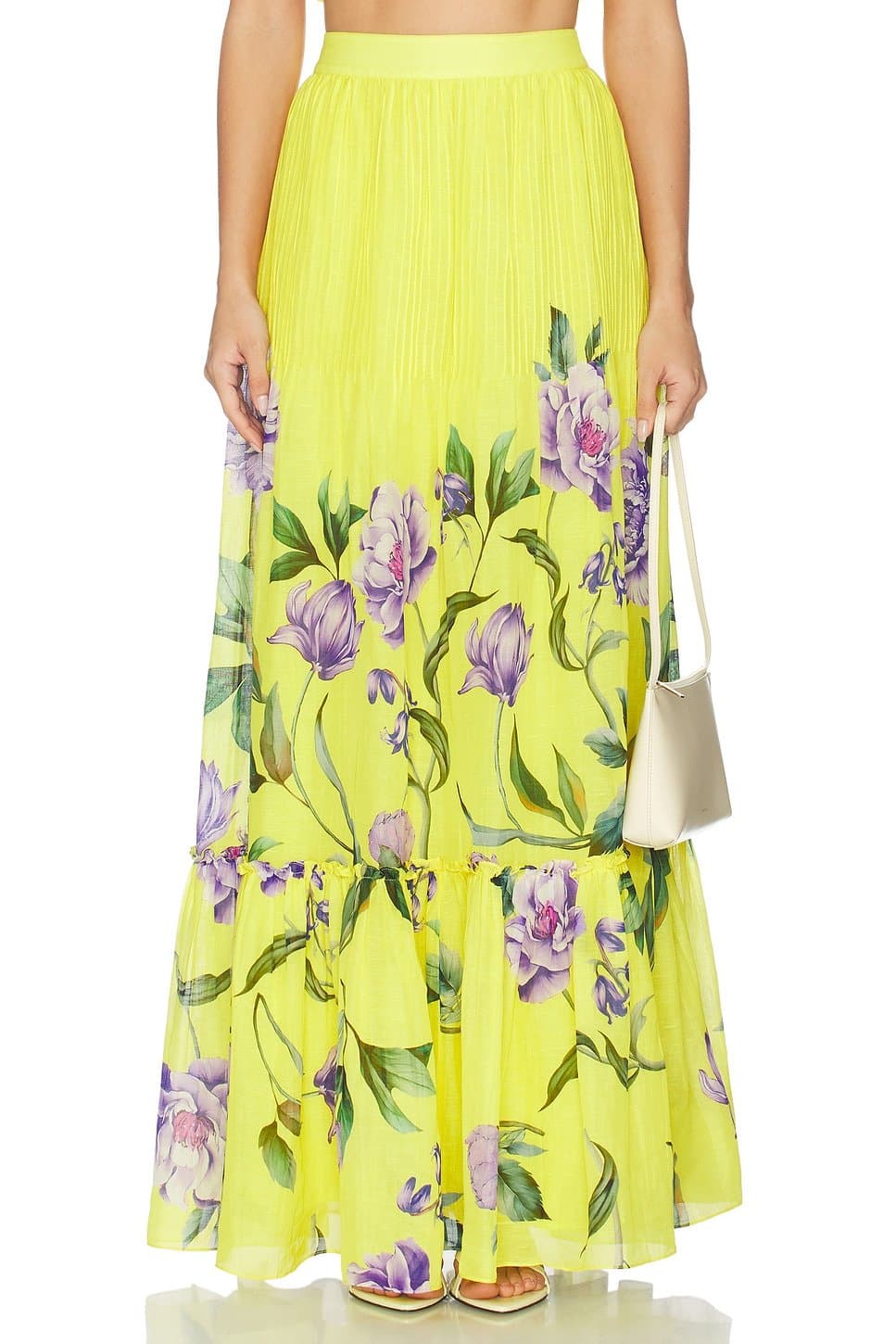 revolve Pintuck Maxi Skirt