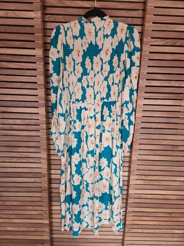 Never Fully Dressed Never Fully Dressed Floral Shirred Dress