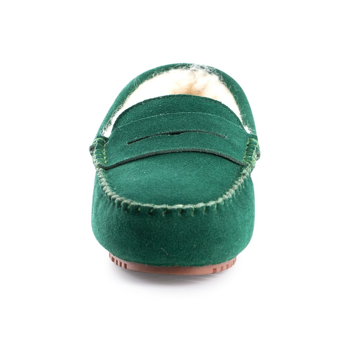 Aus Wooli Australia Aus Wooli Australia Women's Byronbay Cosy Moccasin in Green - 2