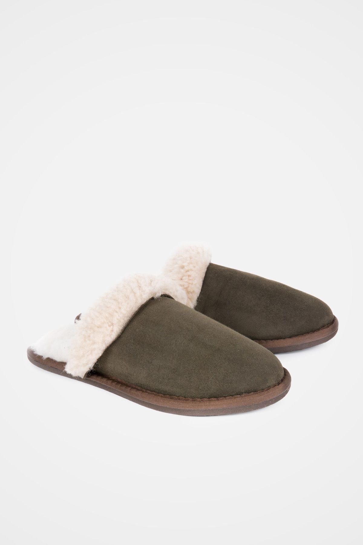 Celtic & Co Celtic & Co Women's Turnback Mules in Olive - 4