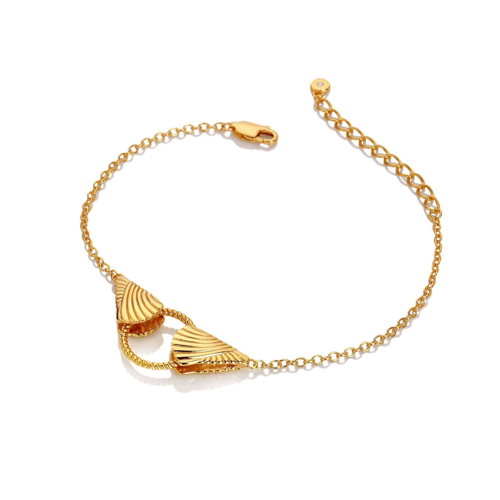Hot Diamonds Hot Diamonds Gold Plated Sterling Silver Bracelet