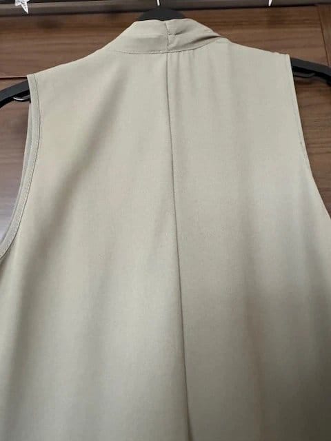 New Look Khaki Green Wrap Top
