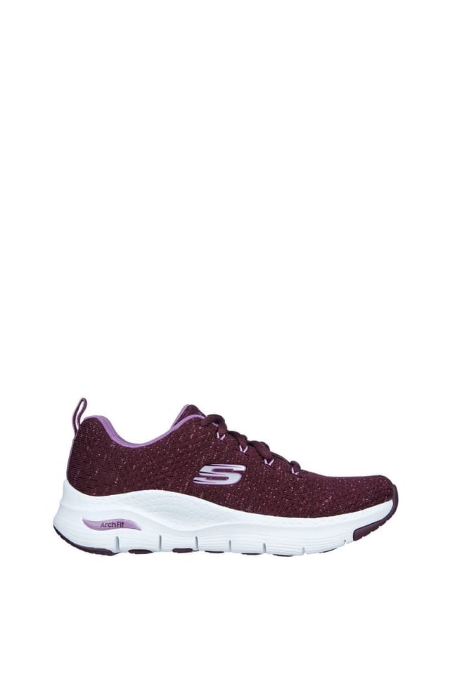 Skechers Skechers Women's Arch Fit Glee For All Trainers in Plum - 3