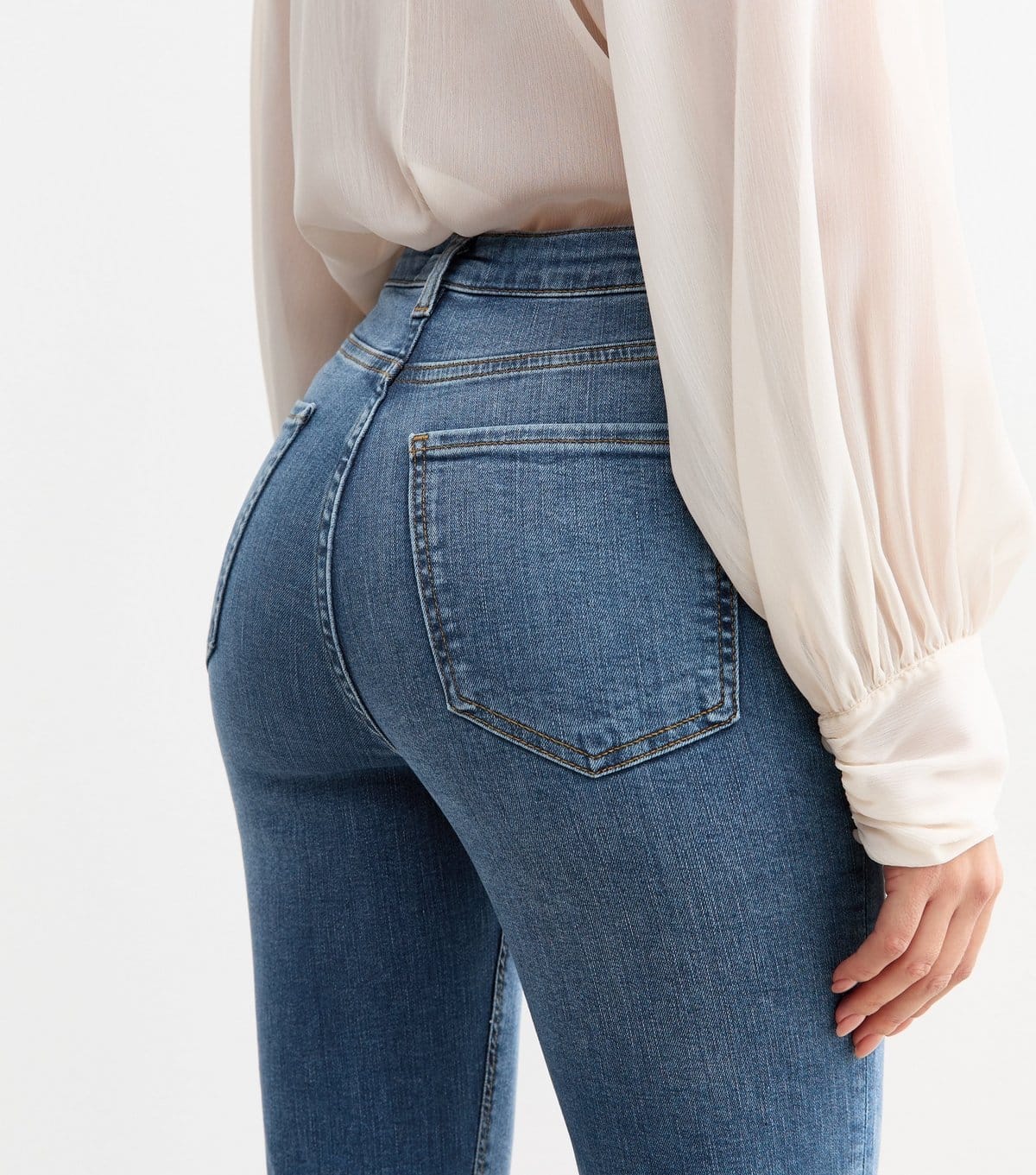 New Look Women's Blue Flared Jeans New Look - 4