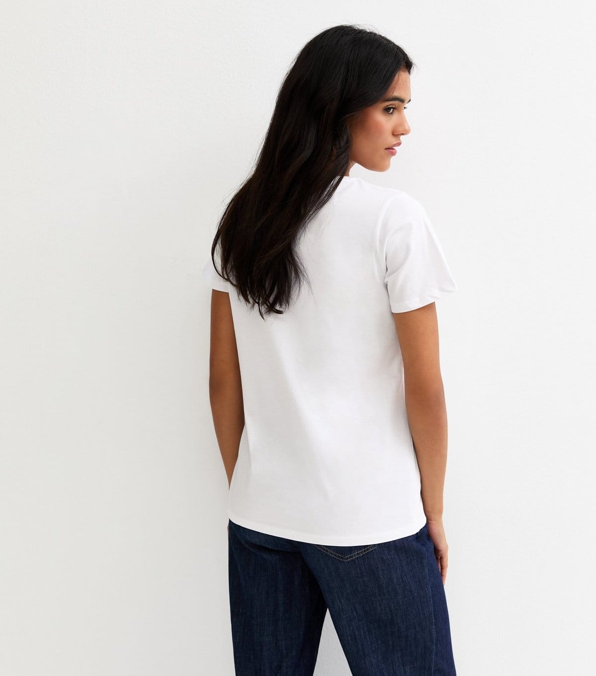 New Look Women's White Cotton Vase Print T-Shirt New Look - 4