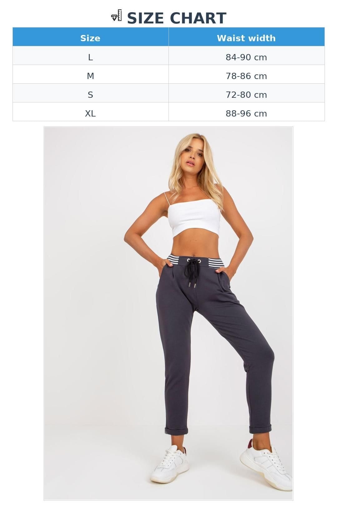 Love Lace Love Lace Women's High Waisted Tracksuit Sweatpants with Pockets in Grey - 4