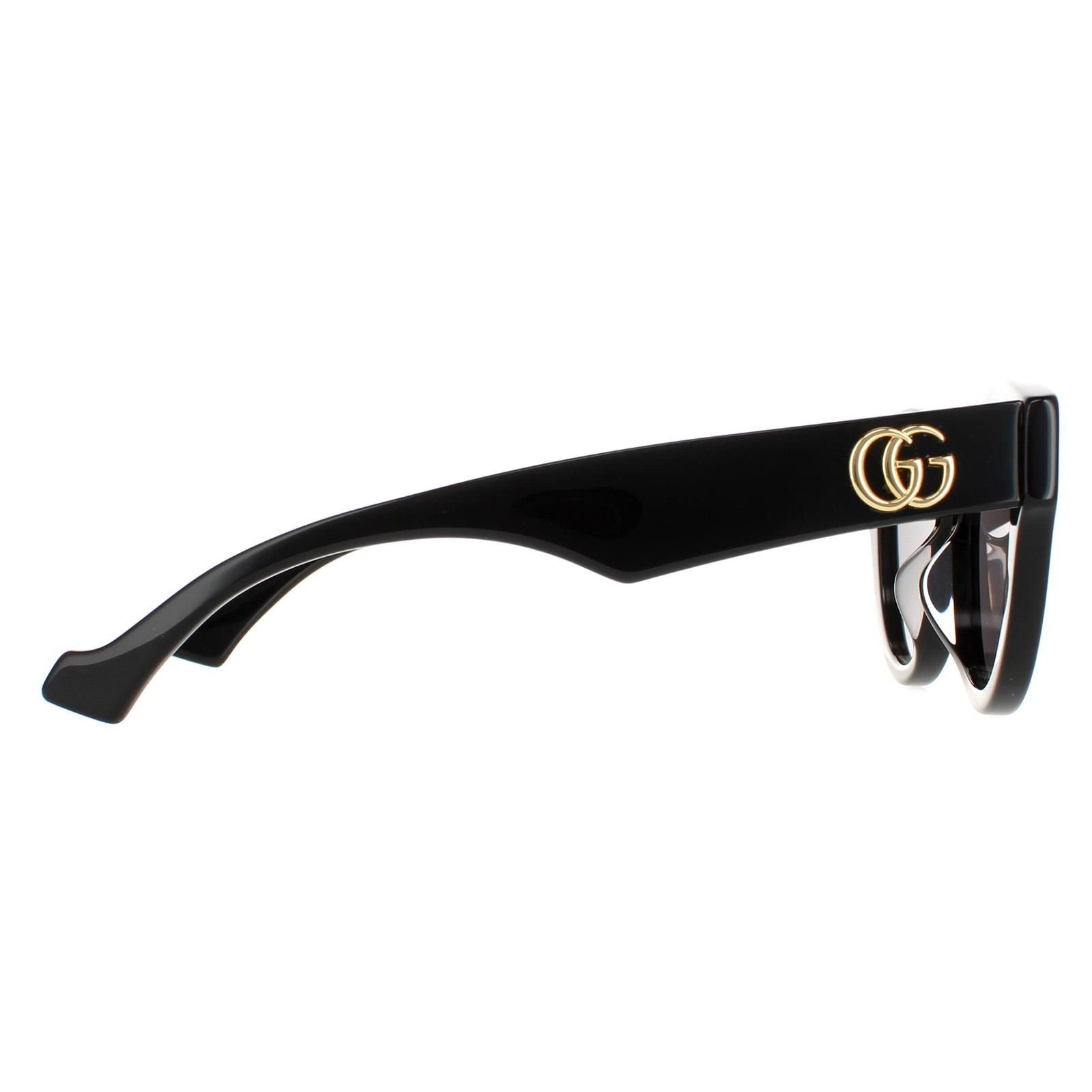 Gucci Gucci Women's Cat Eye Back Grey` GG0957S Sunglasses in Black - 4
