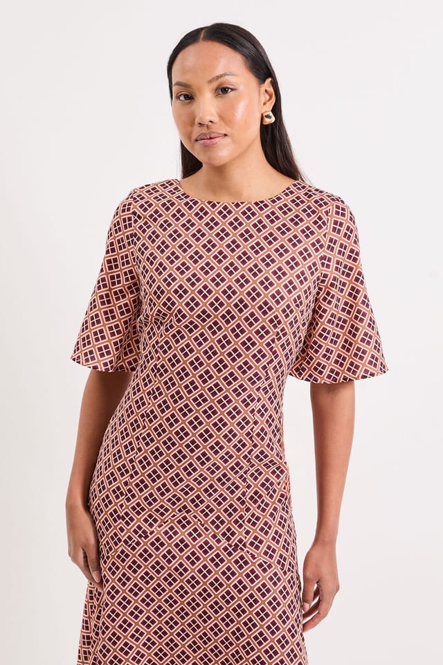 Principles Principles Women's Geo Maxi Dress in Red - 2