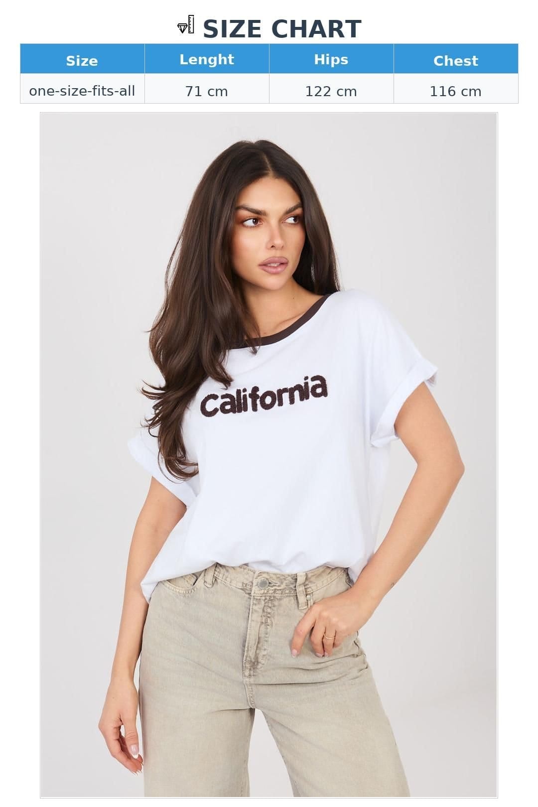 Love Lace Love Lace Women's Casual Cotton Elastane Round Neck Blouse in White - 4