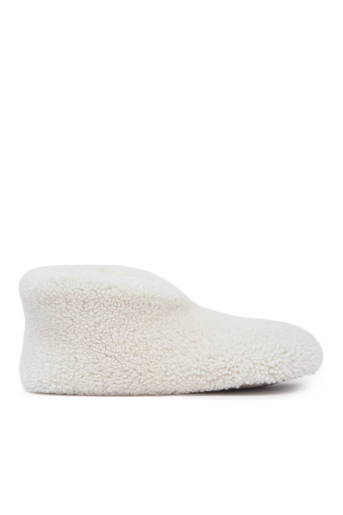 Celtic & Co Celtic & Co Women's Teddy Soft Sole Bootee Slippers in Off-White