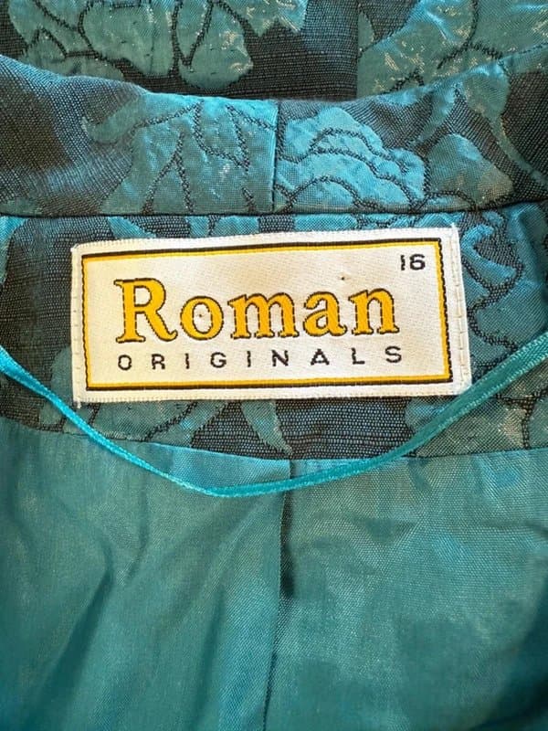 Roman Originals Vintage Brocade Blazer Evening Jacket Brocade Jacket by Roman Originals Size 16