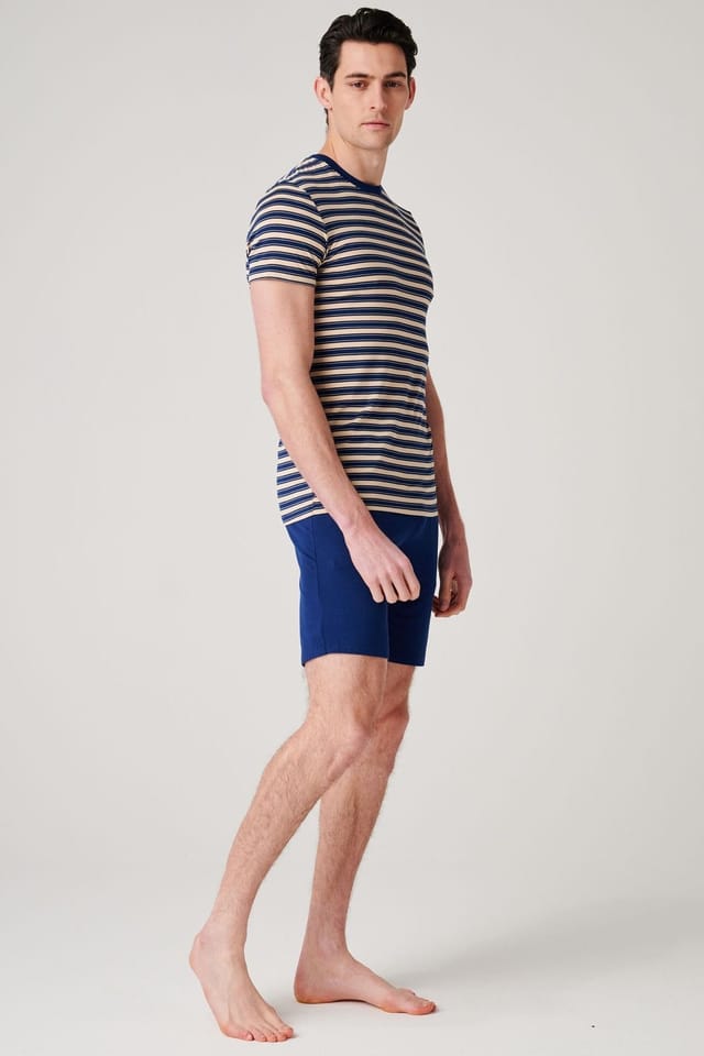 British Boxers British Boxers Men's "Sandstone" Bamboo Short Pyjama Set - 2