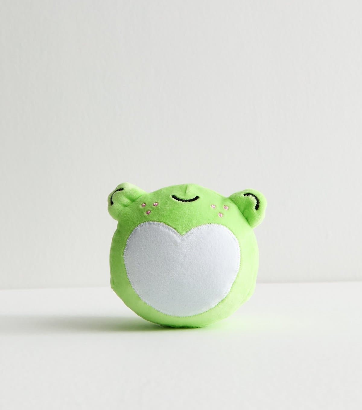 New Look Green Frog With Cheeks Fabric Stress Ball New Look