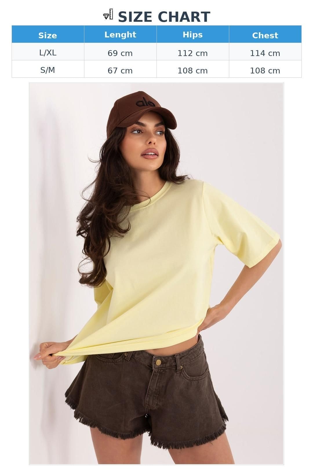 Love Lace Love Lace Women's Casual Character Cotton T-Shirt in Yellow - 4