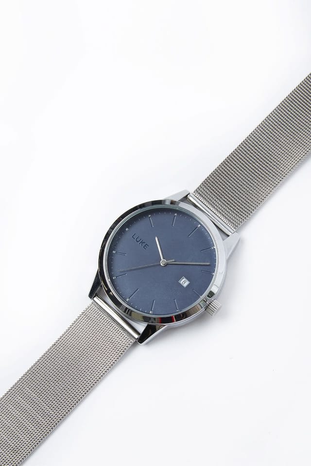 Luke 1977 Luke 1977 Men's Kerns Stainless Mesh Watch in Silver - 2