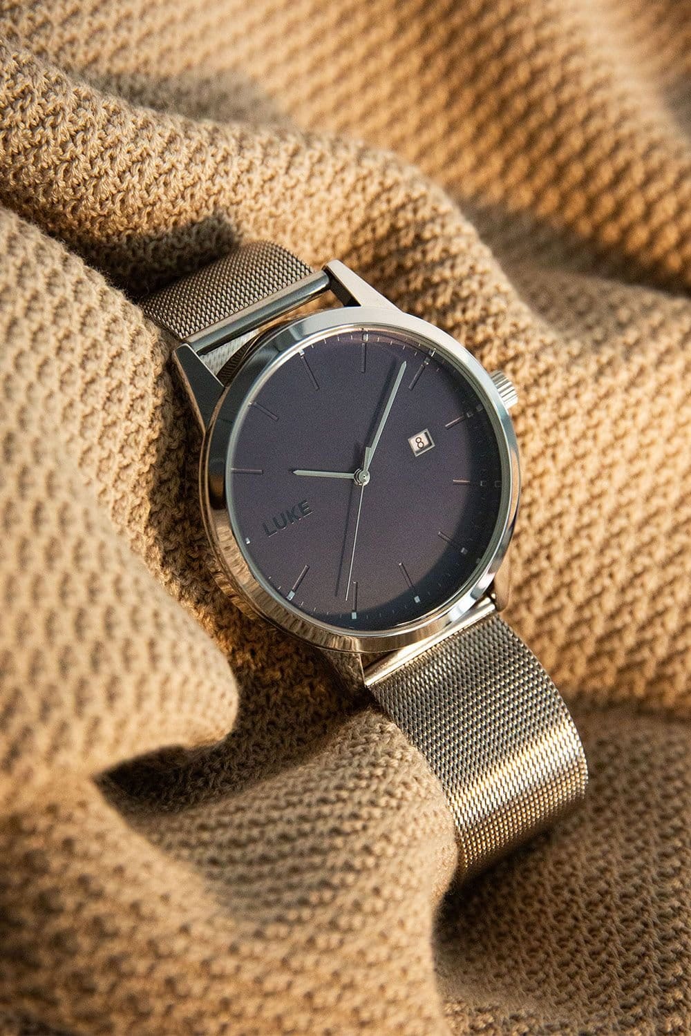 Luke 1977 Luke 1977 Men's Kerns Stainless Mesh Watch in Silver - 4