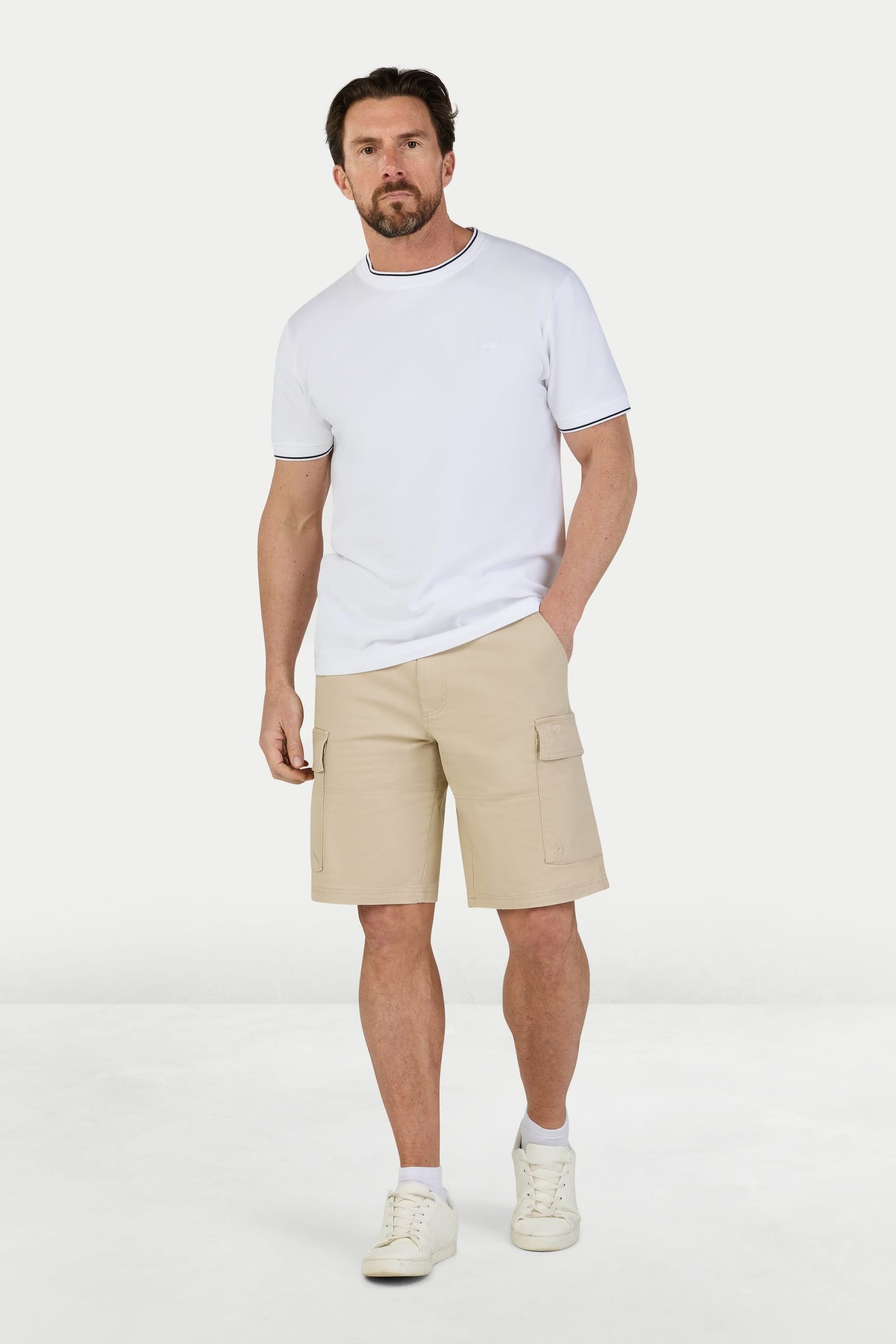 raging bull Raging Bull Men's Classic Cargo Short in Tan - 4