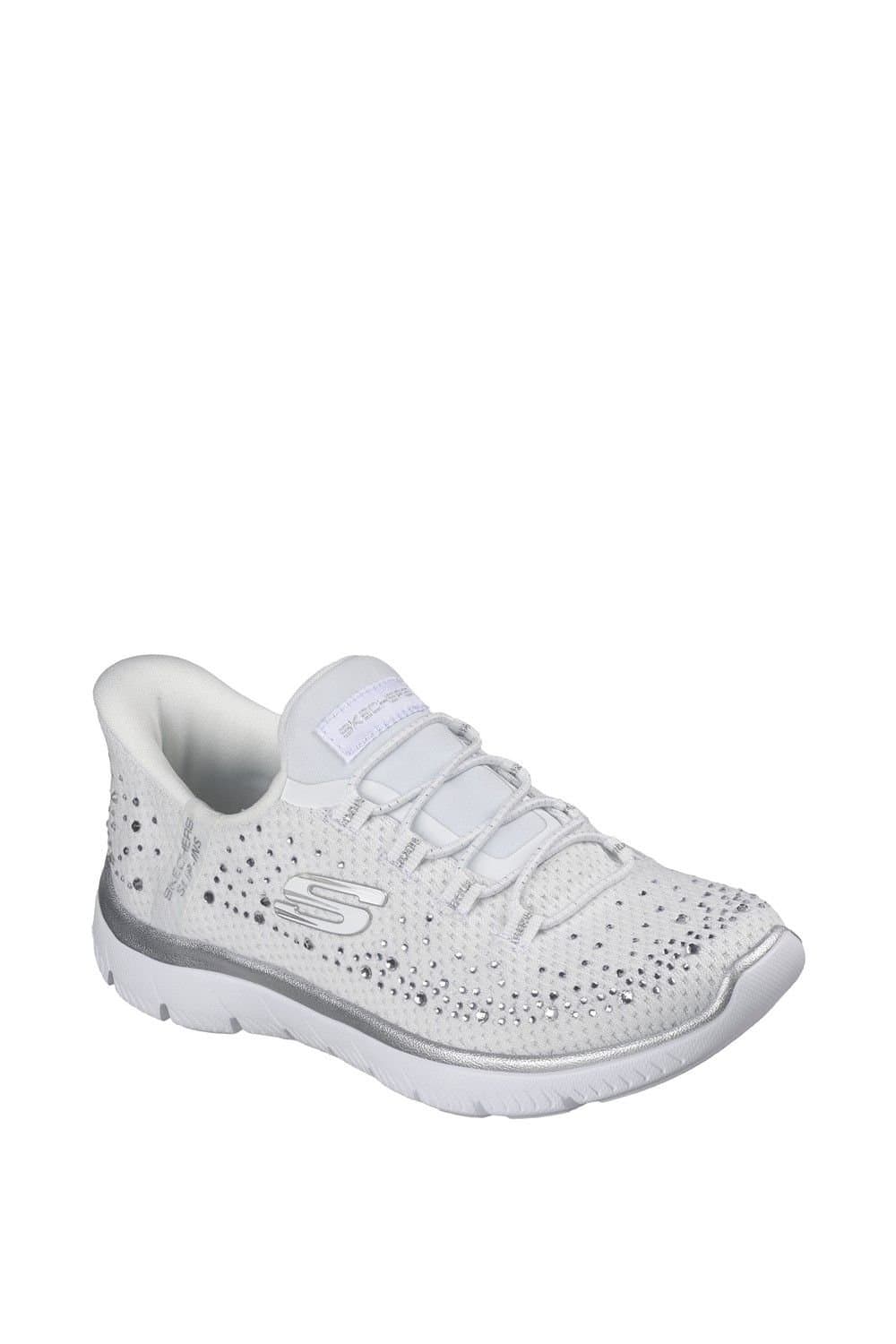 Skechers Skechers Women's Summits Brilliant Shine Trainer in White