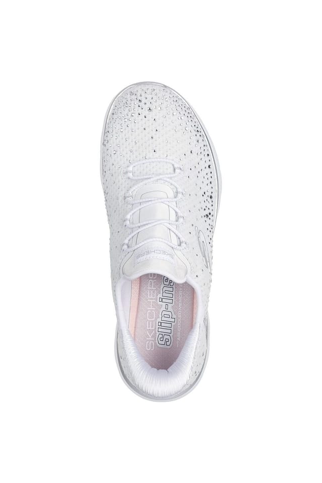 Skechers Skechers Women's Summits Brilliant Shine Trainer in White - 3