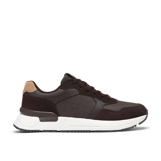 Clarks Clarks Men's Brayford Run Brown Trainers - 2