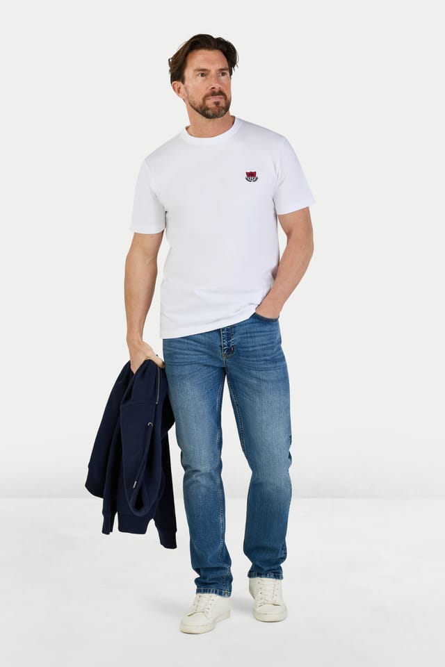 raging bull Raging Bull Men's Crest T-Shirt in White - 2