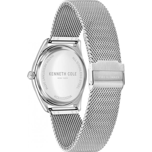 Kenneth Cole Kenneth Cole Men's KC51022020A Classic 41mm Quartz Watch in Silver - 3