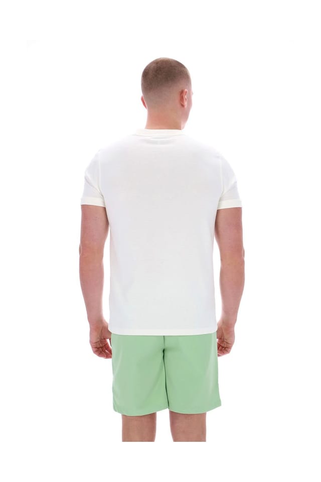 Sergio Tacchini Sergio Tacchini Men's Master T-Shirt White/Green in White - 2