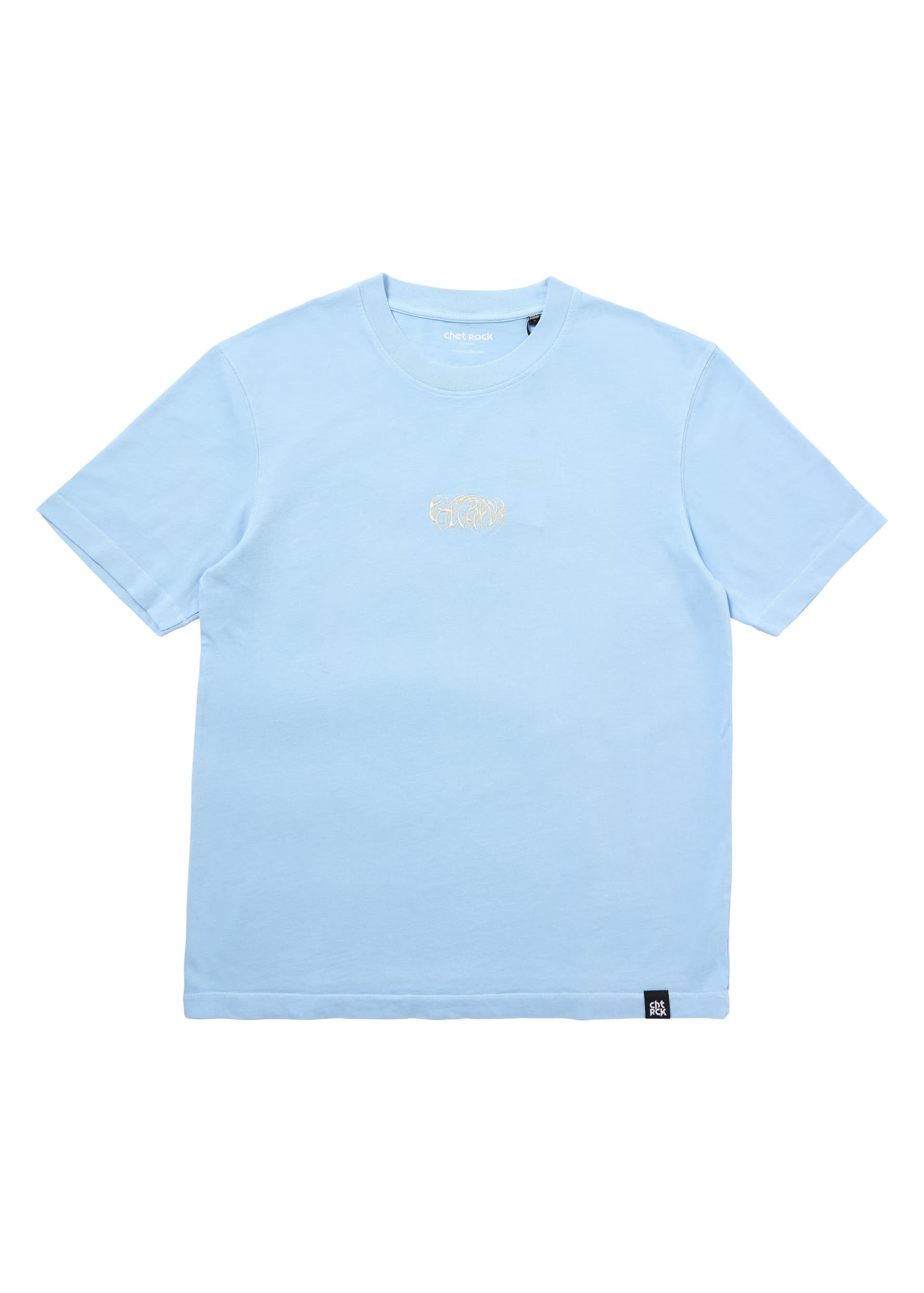 Chet Rock Chet Rock Men's Sintra Fade Out Oversized Cotton T-Shirt in Blue