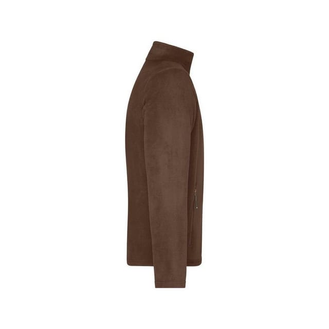 James and Nicholson James and Nicholson Men's Fleece Jacket in Brown - 3