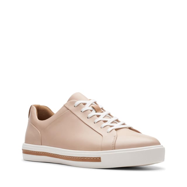 Clarks Clarks Women's Un Maui Lace Blush Leather Trainers in Pink - 2