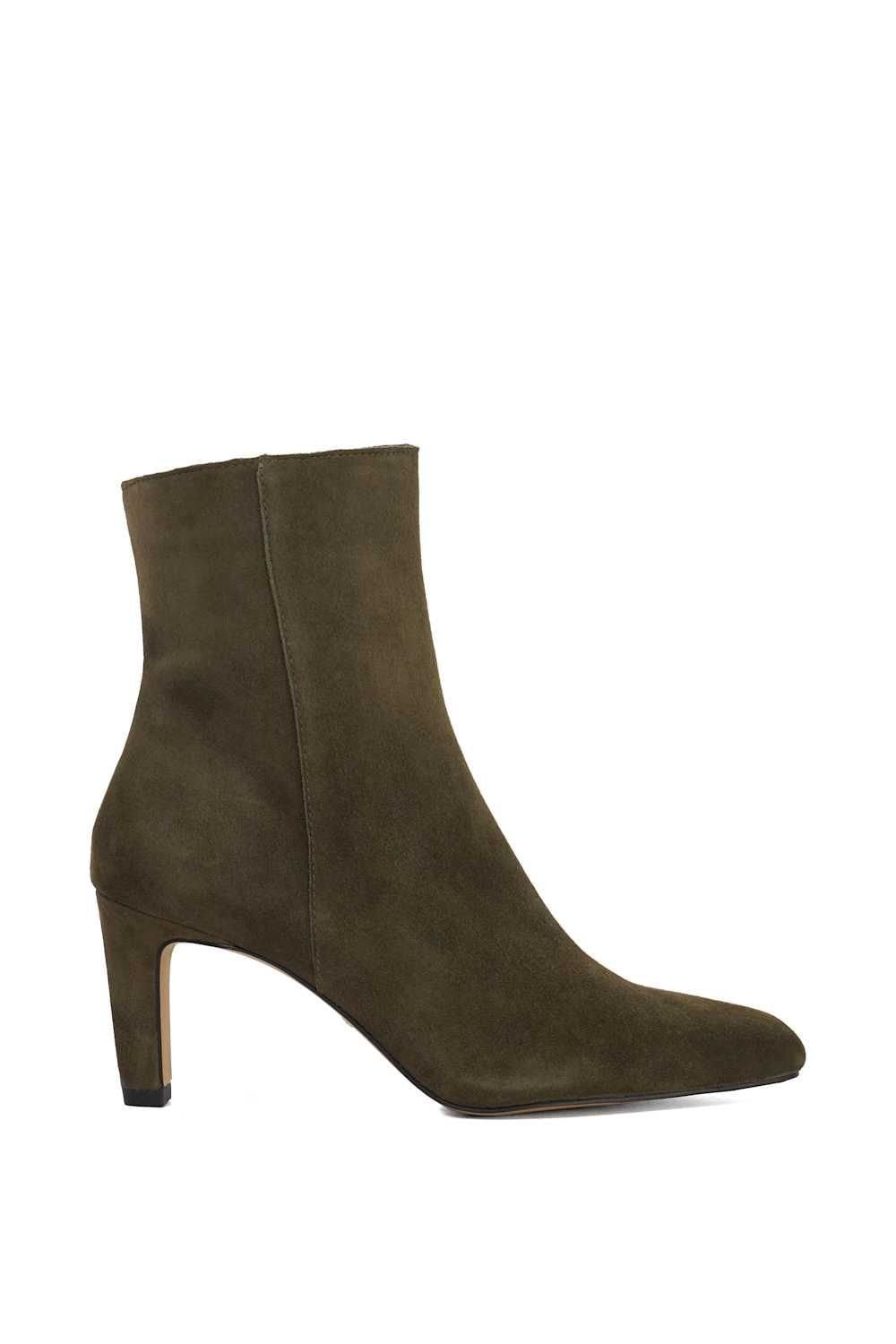 Dune London Dune London Women's 'Ovation' Suede Ankle Boots in Green - 1