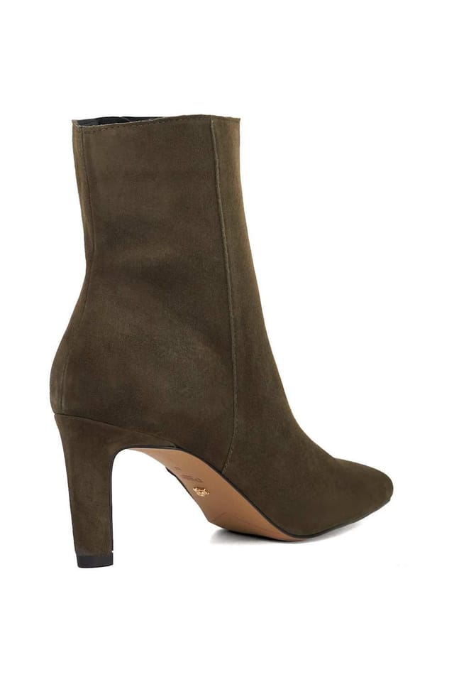 Dune London Dune London Women's 'Ovation' Suede Ankle Boots in Green - 3