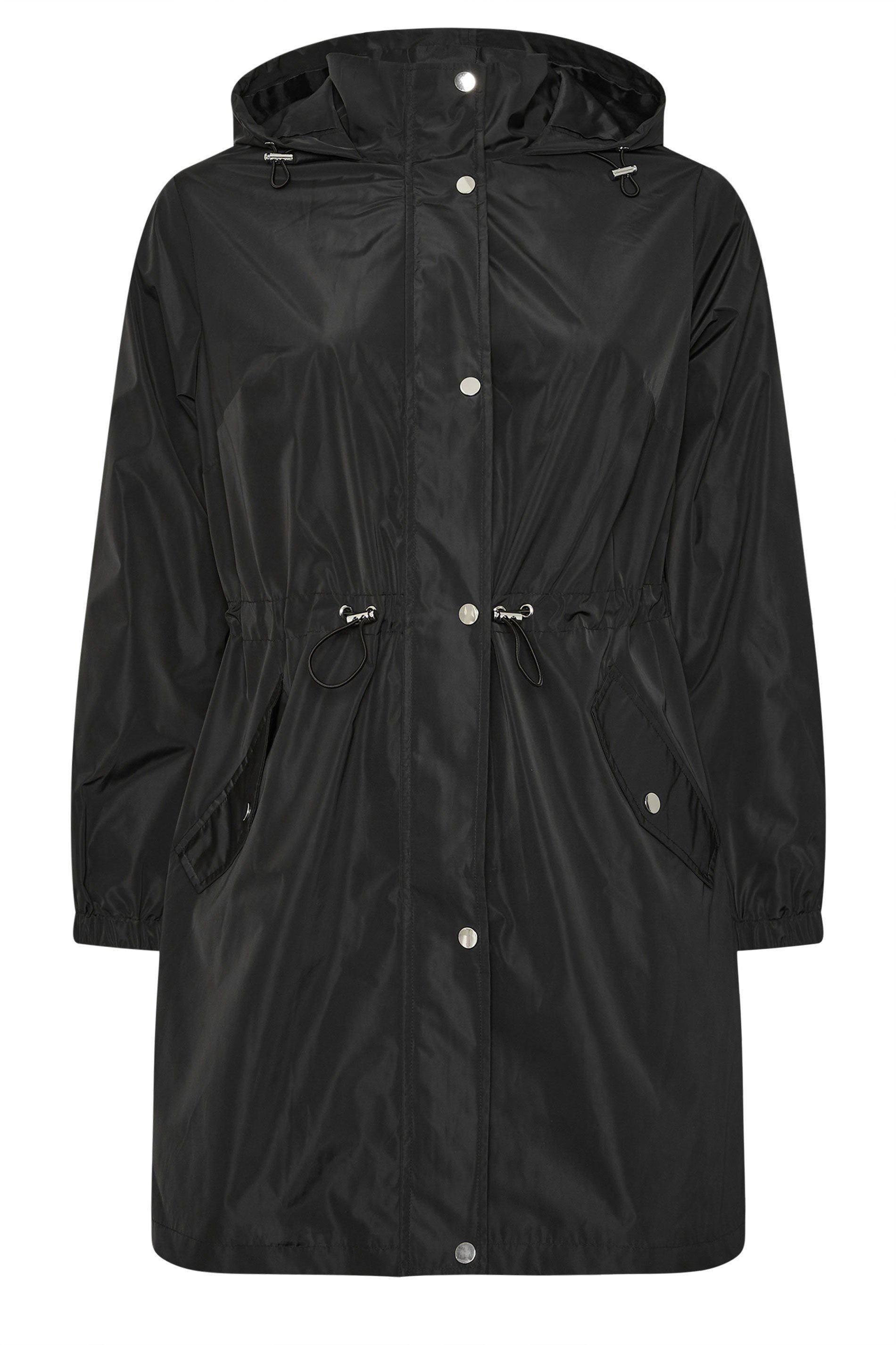 Evans Evans Women's Lightweight Rain Jacket in Black - 2